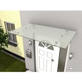 Gutta Edelstahlvordach HD/LT 160 x 90 x 16 cm silber