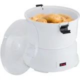 Automatischer Kartoffelschälmaschine 85 Watt Elektrischer Kartoffelschäler Schälmaschine Weiß Kartoffel Schälmaschine für Küchen Restaurants