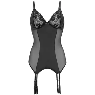 PETITE FLEUR GOLD Set: Corsage Damen schwarz Gr.85 Cup C