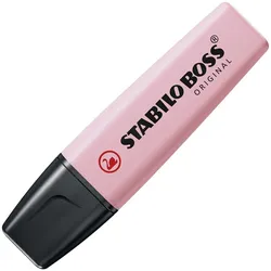 Textmarker - STABILO BOSS ORIGINAL Pastel - Einzelstift - rosiges Rouge