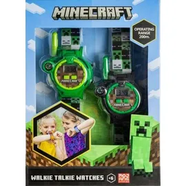 Minecraft Walkie Talkie Uhr 0 mm Gehäuse Grün Silikonarmband Grün