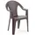 Mojawo Stapelstuhl 56 x 56 x 83 cm Mokka 2 St.
