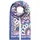 Zwillingsherz Schal ZWILLINGSHERZ "Flower Paisley", Damen, grün, Web, Obermaterial: 100% Polyester, Modetücher Schal, farbenfroh, transparent, mit Schriftzug