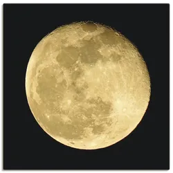 Artland Wandbild »Mond«, Weltraum, (1 St.), als Leinwandbild, Poster, Wandaufkleber in verschied. Größen Artland naturfarben