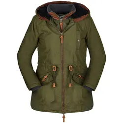 Parka Abby Freizeit Damen Ohne Atmungsaktiv BRAVE SOUL olivgrün XS (36/38)