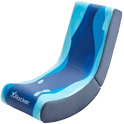 X Rocker Video Rocker Gaming Bodensessel - Lava Blau