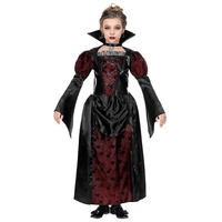 Widmann S.r.l. Hexen-Kostüm Vampirin Dracula Kinderkostüm - Langes Kleid mit H 158