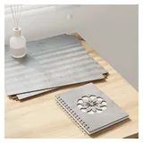 vidaXL Dekoplatten Grau 30 x 30 x 0,27 cm 50 St.