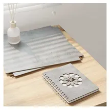 vidaXL Dekoplatten Grau 30 x 30 x 0,27 cm 50 St.