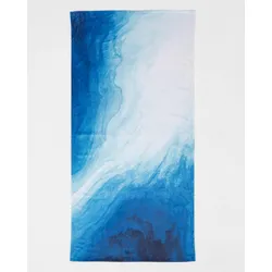 bonprix Strandtuch mit Farbverlauf Druck, blau, 70x150 cm
