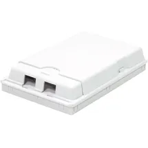Logilink FTTH Anschlussdose 2-fach Aufputz weiß