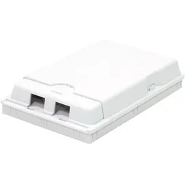 Logilink FTTH Anschlussdose 2-fach Aufputz weiß