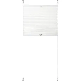 K-HOME Plissee Siena 70 x 210 cm weiß