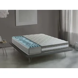 Talamo Italia Naike-Doppelmatratze 140 x 200 x 27 cm H2 Memory Foam/Gel Waterfoam