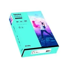 Inapa tecno colors A4 160 g/qm 250 Blatt mittelblau