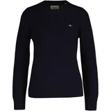 GANT Rundhalspullover Blau 38