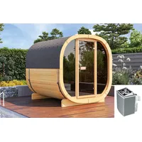 Wolff Finnhaus Gartensauna Calina 2123 Bausatz naturbelassen - 42