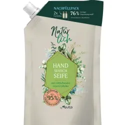 Natürlich by evita Handwaschseife 1888 , 600 ml - Nachfüllbeutel, Duft: Litsea