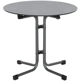 Siena Garden Sola Klapptisch Ø 80 x 70 cm anthrazit/dark grey