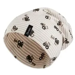 Sterntaler Beanie Traktoren sand, 39 cm