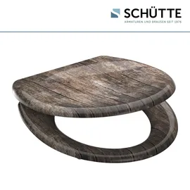 Schütte WC-Sitz Old Wood Duroplast Braun