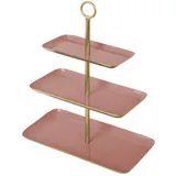 Present Time Etagere "Festive" in Rosa - (B)31 x (H)36 x (T)16 cm | Gr.: onesize