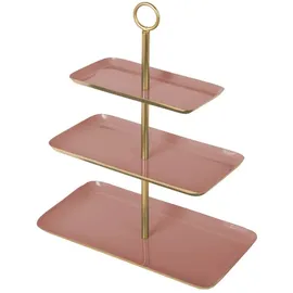 Present Time Etagere "Festive" in Rosa - (B)31 x (H)36 x (T)16 cm | Gr.: onesize