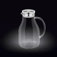 wilmax england Wilmax WL-888211/A Borosilikatglas Krug mit Edelstahldeckel, 2500ml