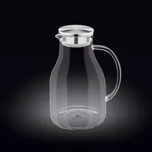 wilmax england Wilmax WL-888211/A Borosilikatglas Krug mit Edelstahldeckel, 2500ml