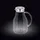 wilmax england Wilmax WL-888211/A Borosilikatglas Krug mit Edelstahldeckel, 2500ml