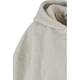 URBAN CLASSICS Ladies Oversized Sherpa Zip Hoody - Beige