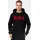 Lonsdale Herren Hooded One Tone Kapuzenpullover, Schwarz, L