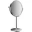 Calmwaters Rasierspiegel/Kosmetikspiegel, Standspiegel, 3/1-fach Vergrößerung, Chrom, rund, zweiseitige Spiegelfläche, 80BS6246