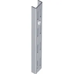 Wandsch. L.500mm weißaluminum STA zweireihige Lochung