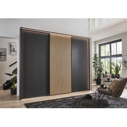 Wiemann Schwebetürenschrank Denver 300 x 217 cm Dekor Grau Graphit