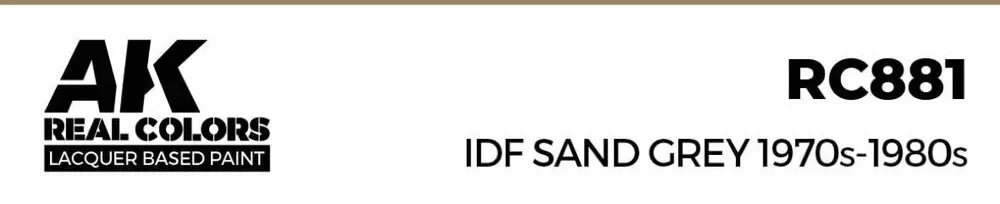AK Real Colors IDF Sand Grey 1970S-1980S 17 ml