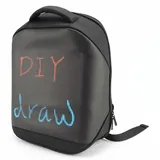 Bewinner Bluetooth LED Rucksack – Wasserdichter, Modischer Pixel Rucksack mit Reflektierenden Riemen und Programmierbarem Display, Schultertasche mit App-Steuerung für Party DIY