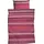 Casatex Alfredo Streifendesign Rot 135 x 200 cm + 80 x 80 cm