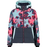 CMP Mädchen Skijacke KID G JACKET FIX HOOD 34W4865-10ZS 104 - Acqua-Gloss-Teal - 104