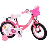 Volare Kindervelo, 14 Zoll - Rosa/Rot