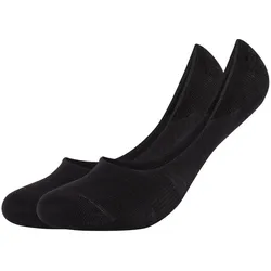 2er Pack camano comfort Füßlinge 0005 - black 39-42