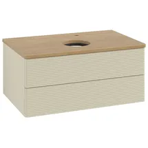 Villeroy & Boch Waschbeckenunterschrank Antao 80 x 36 x 50 cm Eiche
