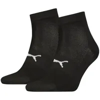 Puma Sport Light Quarter Socken 2er Pack Schwarz 43-46