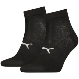 Puma Sport Light Quarter Socken 2er Pack Schwarz 43-46