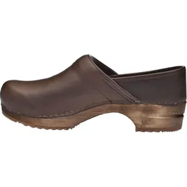 Sanita Clog Wood-Jamie Closed" in Braun | Gr.: 41