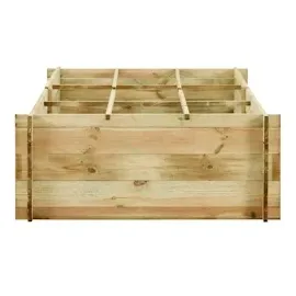 vidaXL Hochbeet Kiefernholz 197 x 100 x 40 cm