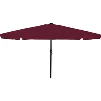 VidaXL Sonnenschirm mit LED-Leuchten 395x245 cm Bordeauxrot