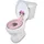 Bright Starts Disney Baby Minnie Maus Flip & Sit Töpfchensitz, Sicherer Toilettenaufsatz mit Rutschfesten Griffen, Einfache Montage, Ab 18 Monaten, Rosa