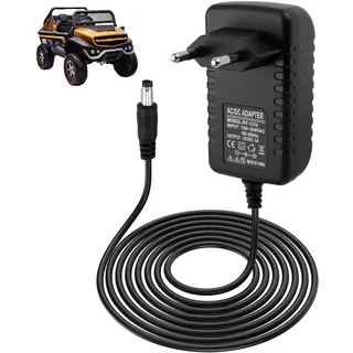 12V 1A Ladegerät für Kinder-Elektroautos, 12V Ladegerät für Elektrische Fahrt auf Spielzeug Toys Motorrad SUV ATV Kindermotorräder Elektrofahrten Auto Elektroautos, und Andere 12V-Geräte