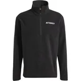 Adidas Multi Essentials Fleece Mit Halbem Reißverschluss - Black - S